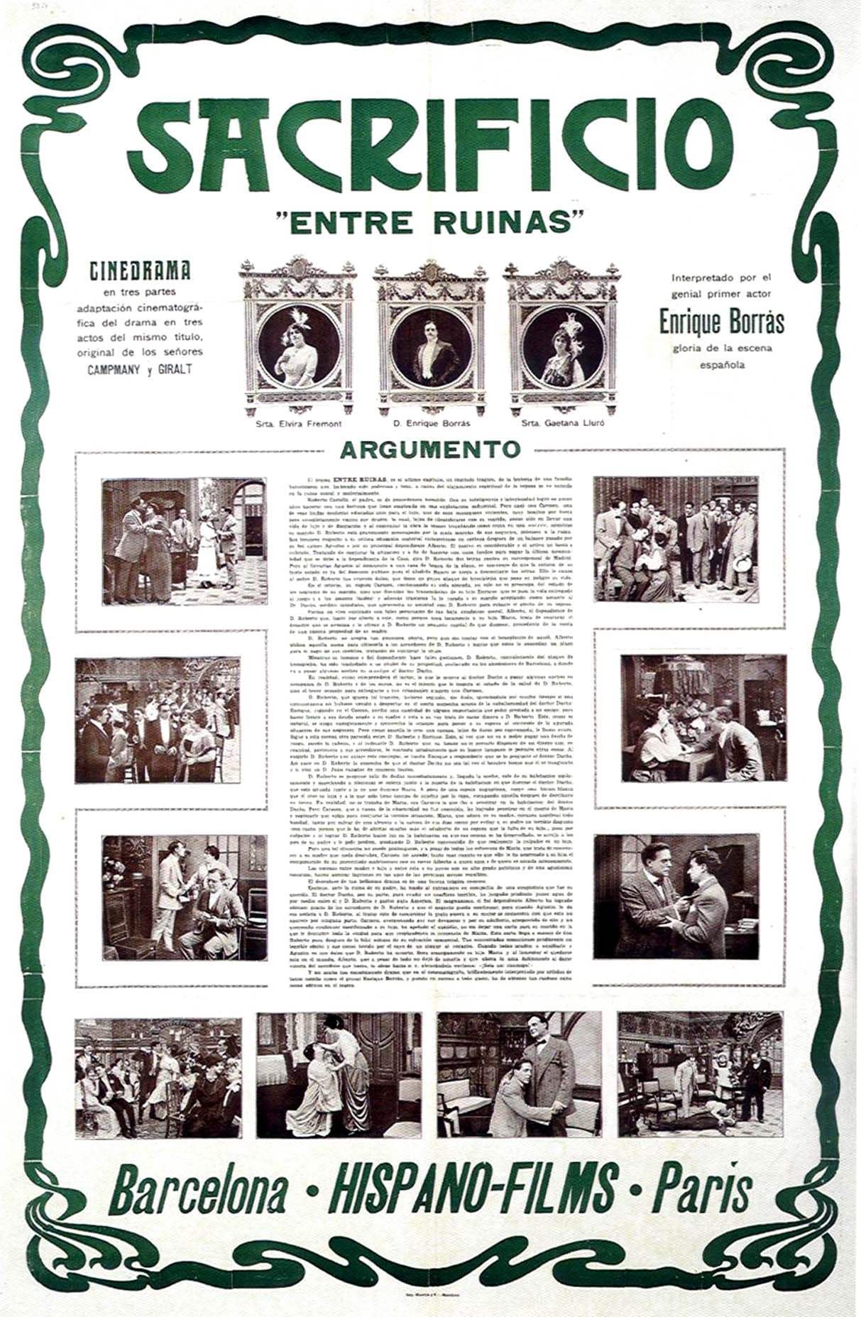 Entre ruinas poster – Cult Cinema