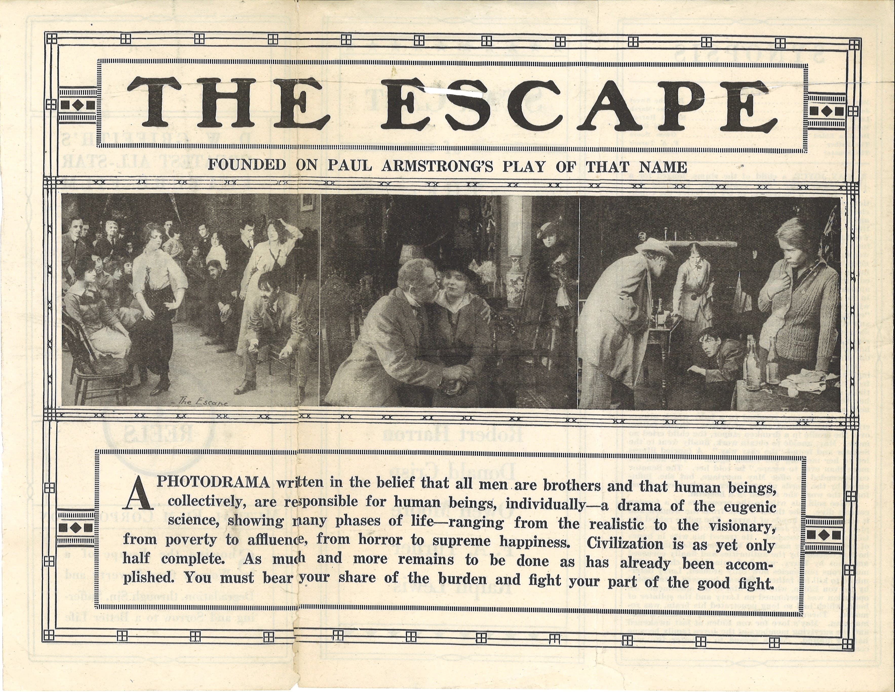 The Escape poster – Cult Cinema Archive