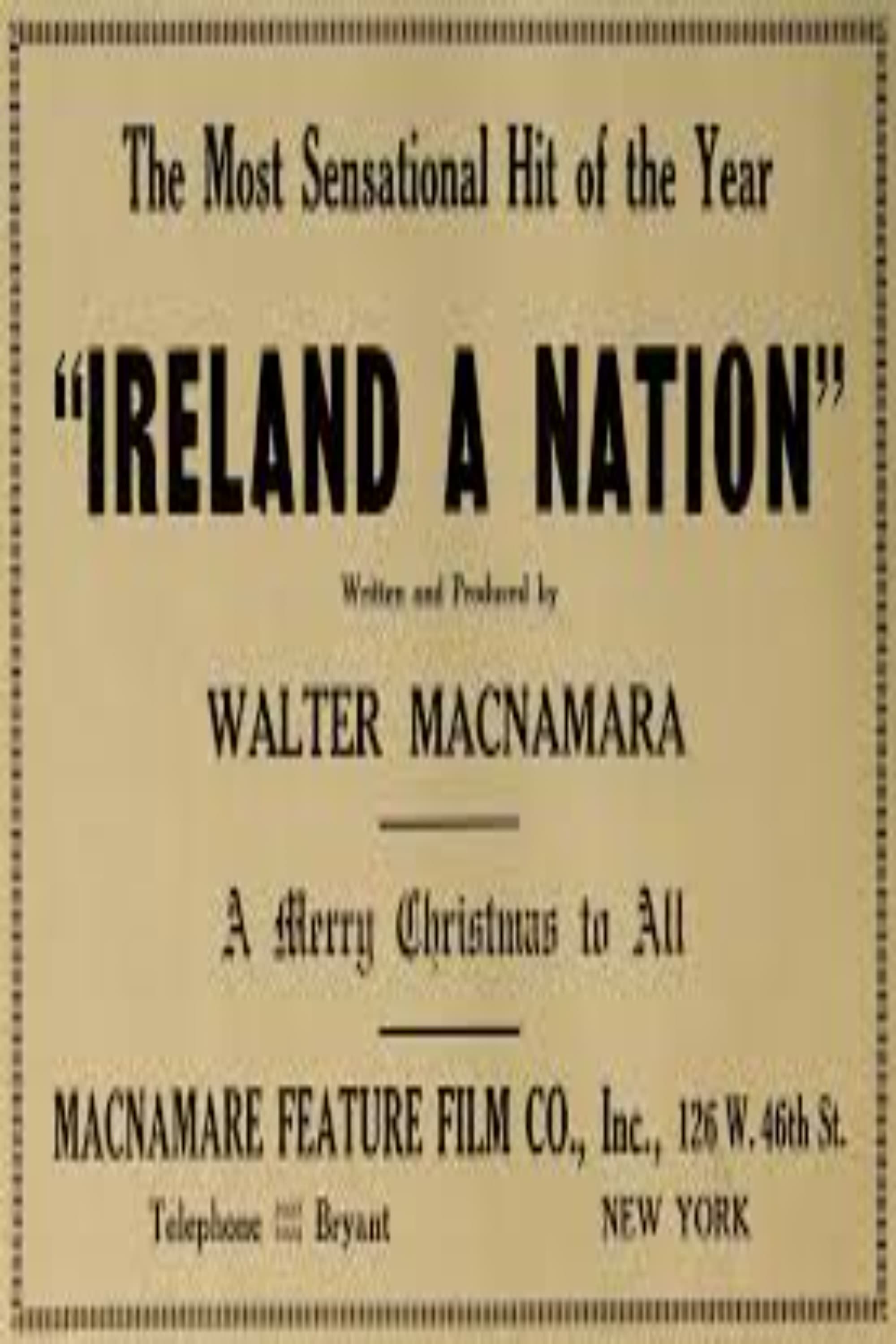 Ireland, a Nation poster – Cult Cinema