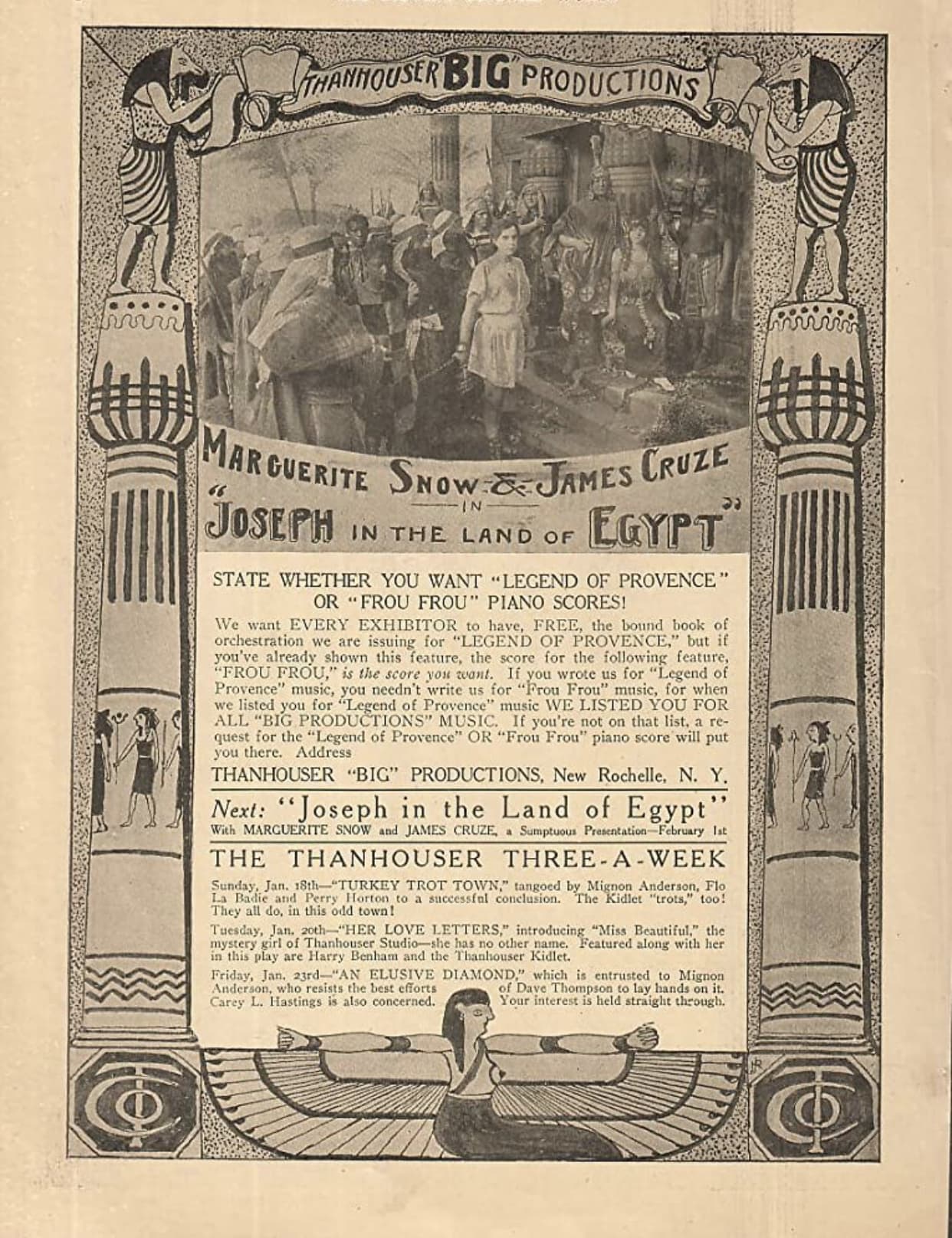 Joseph in the Land of Egypt poster – Cult Cinema Archive