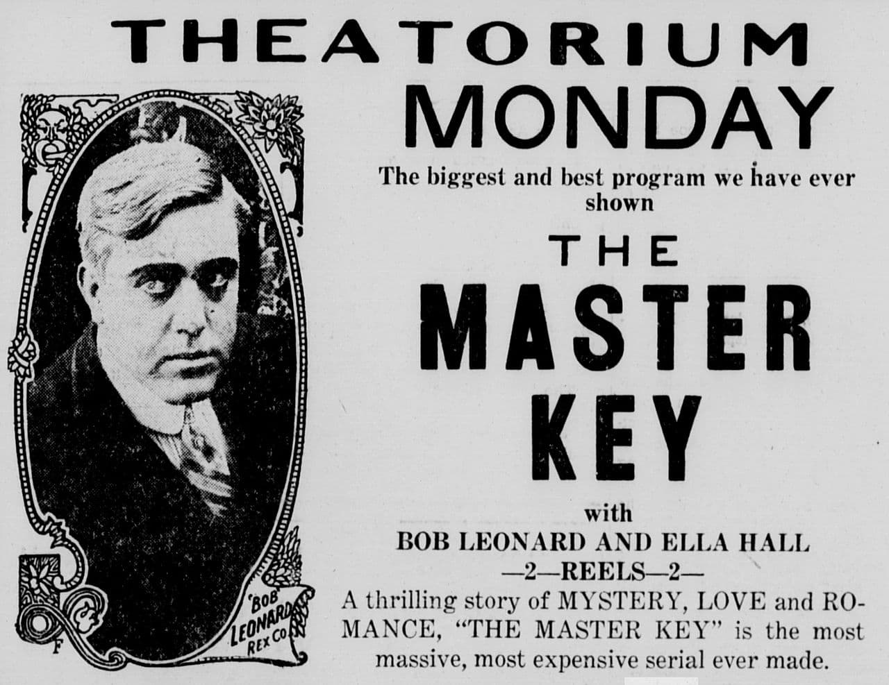 The Master Key poster – Cult Cinema