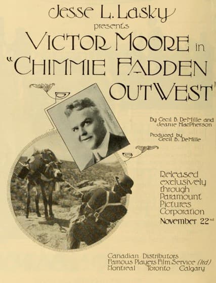 Chimmie Fadden Out West poster