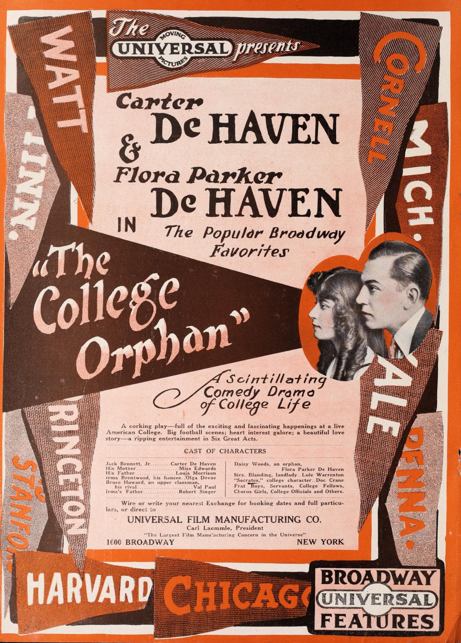 The College Orphan (1915) film backdrop