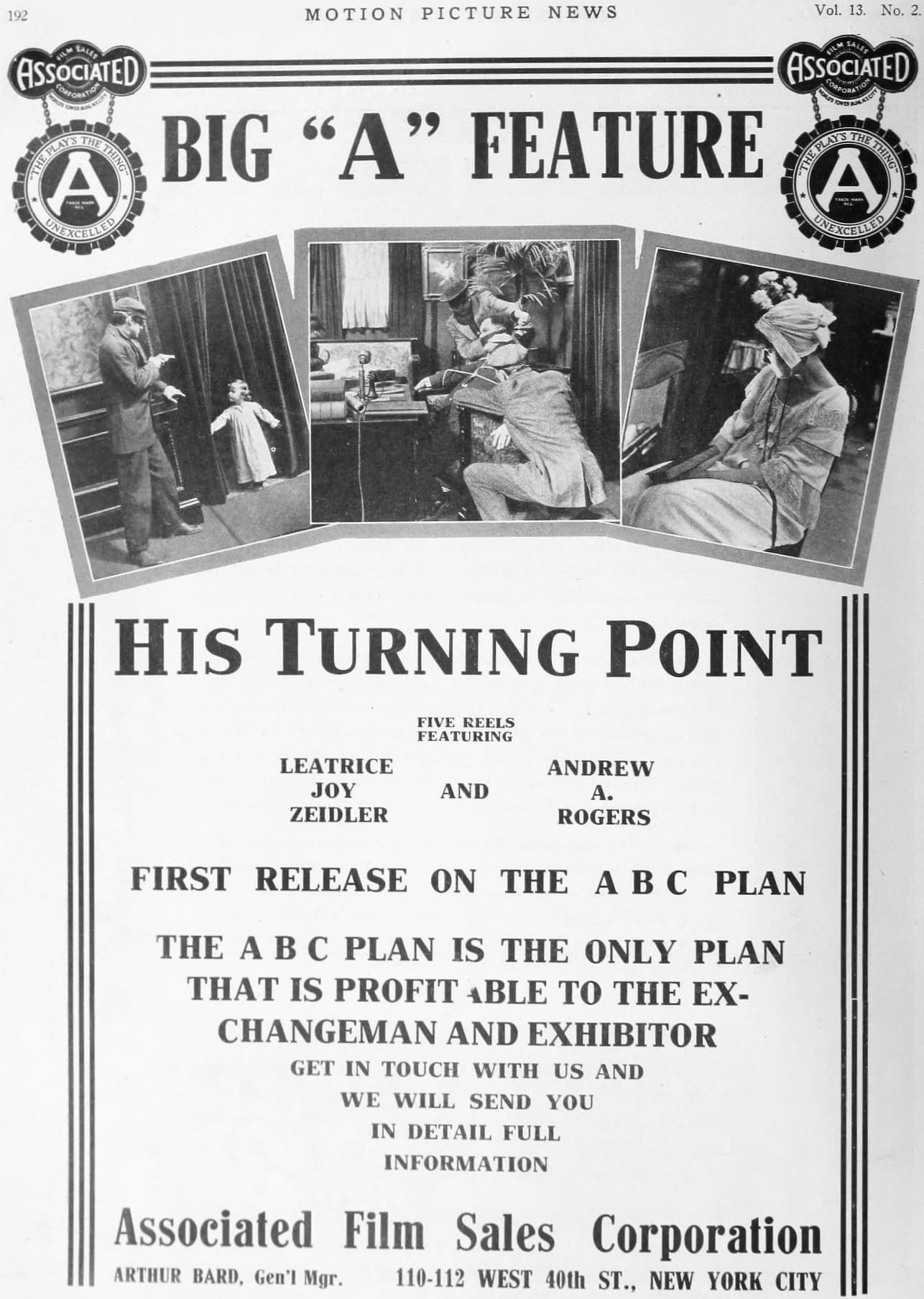 His Turning Point (1915) film backdrop