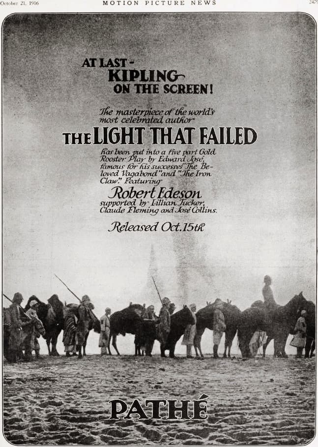 The Light That Failed poster – Cult Cinema