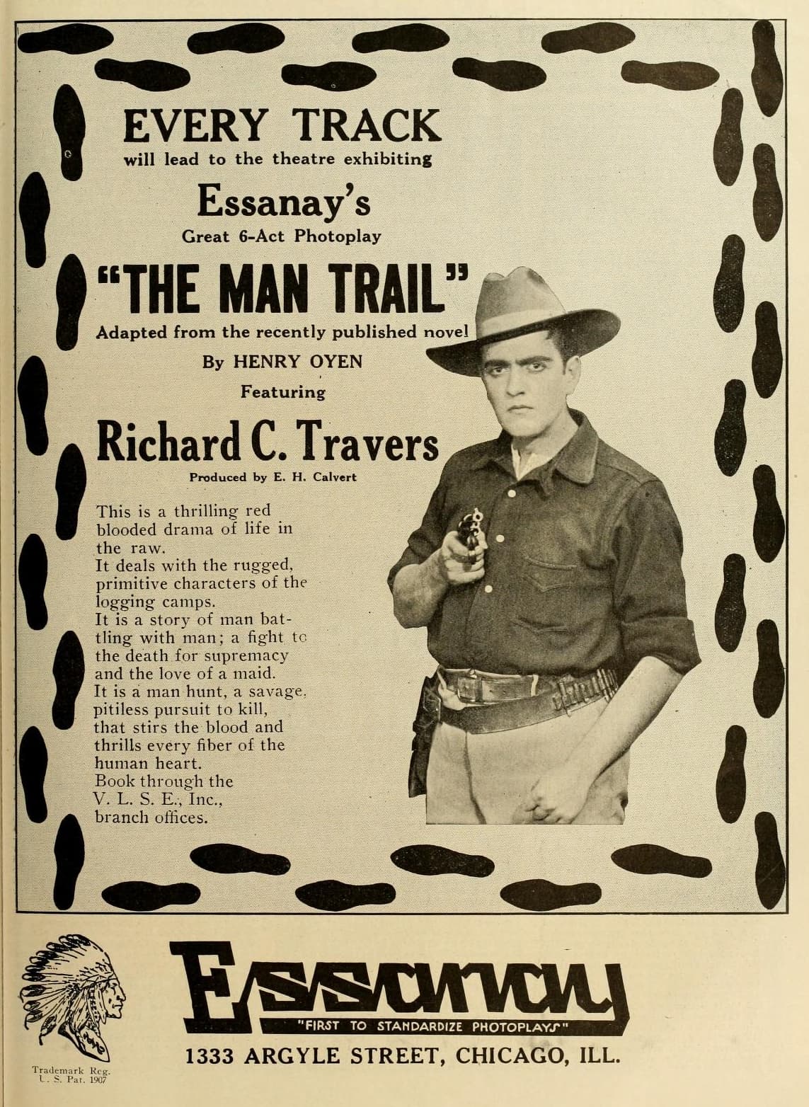 The Man Trail (1915) film backdrop