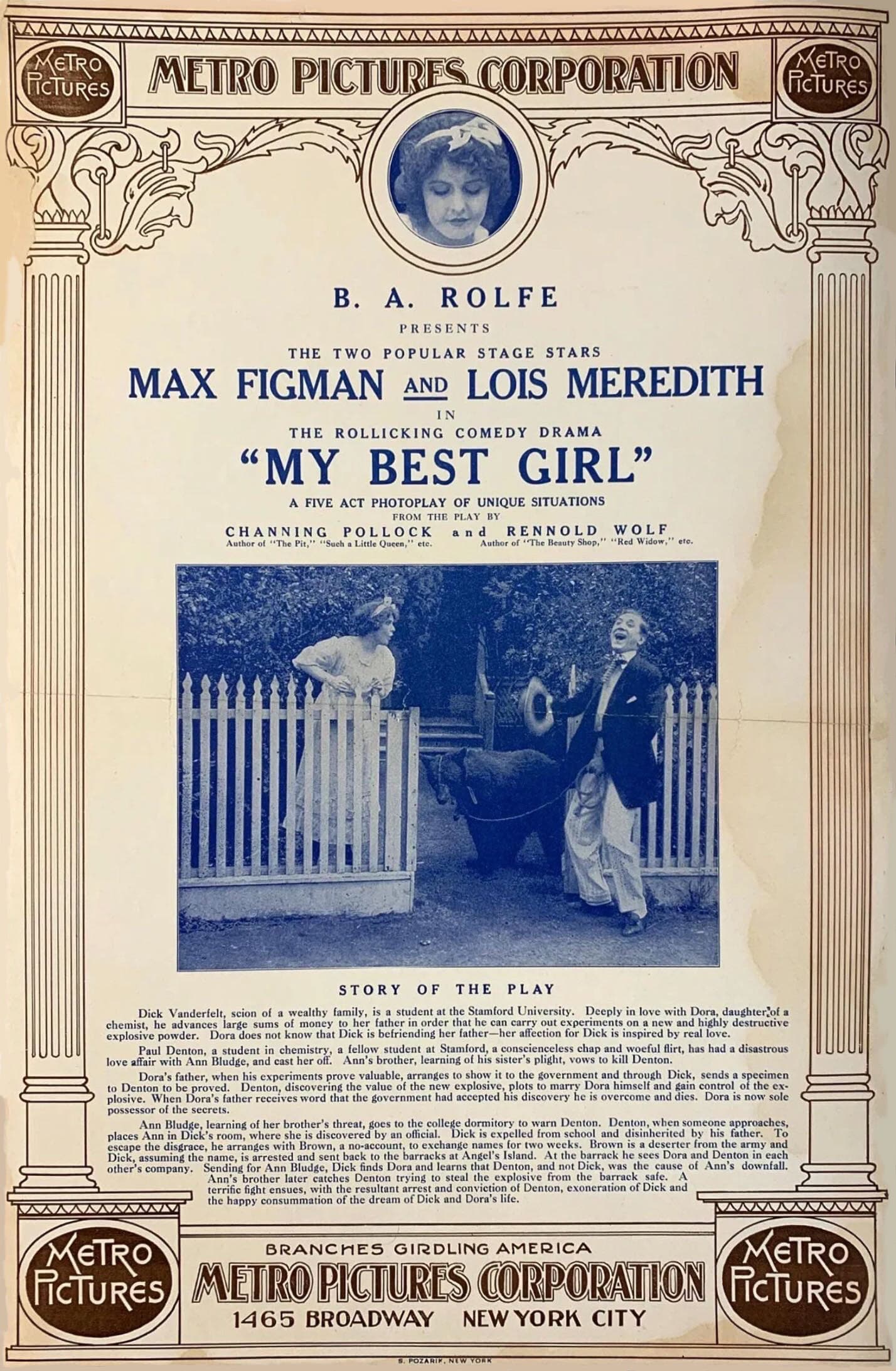 My Best Girl poster – Cult Cinema