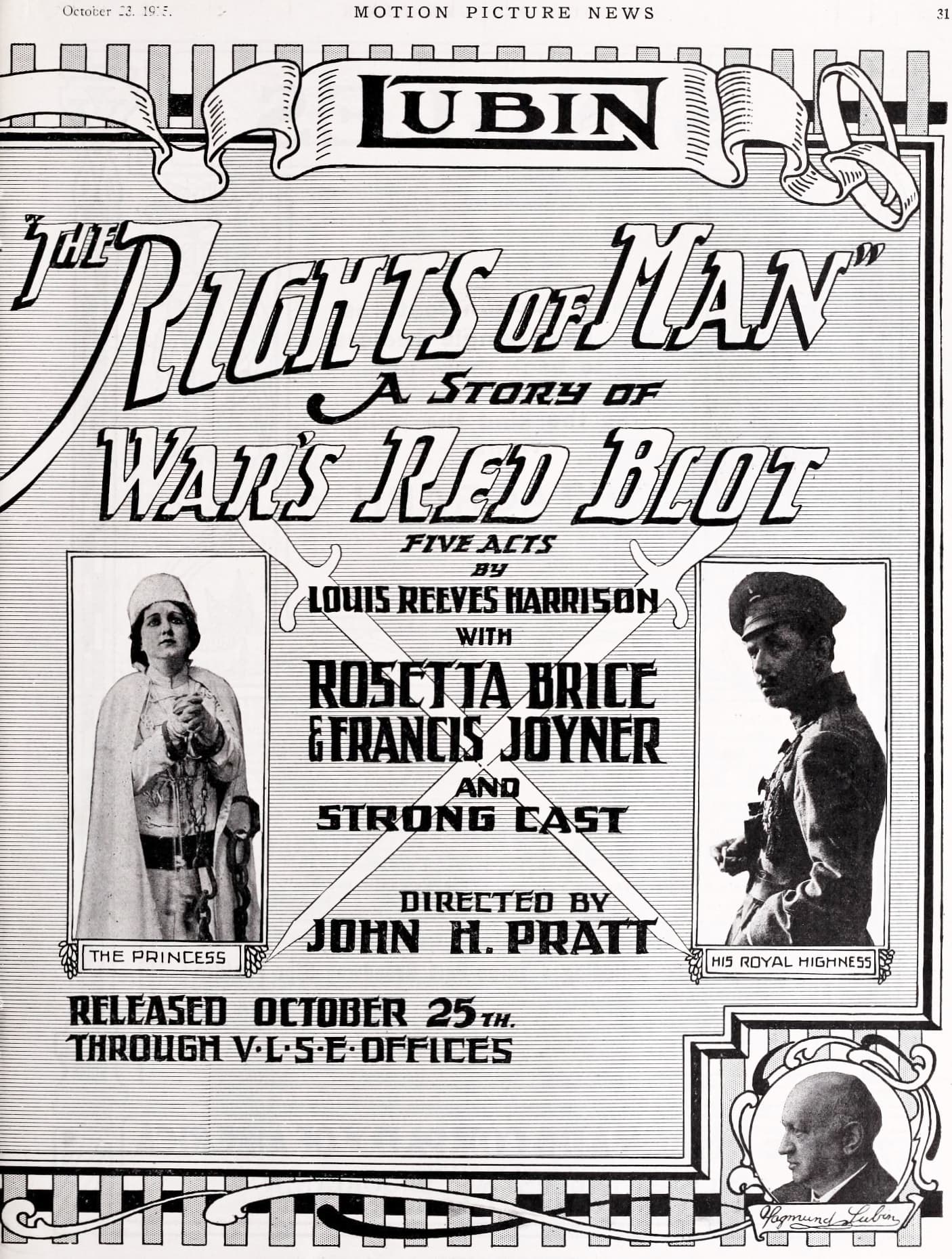 The Rights of Man: A Story of War's Red Blotch