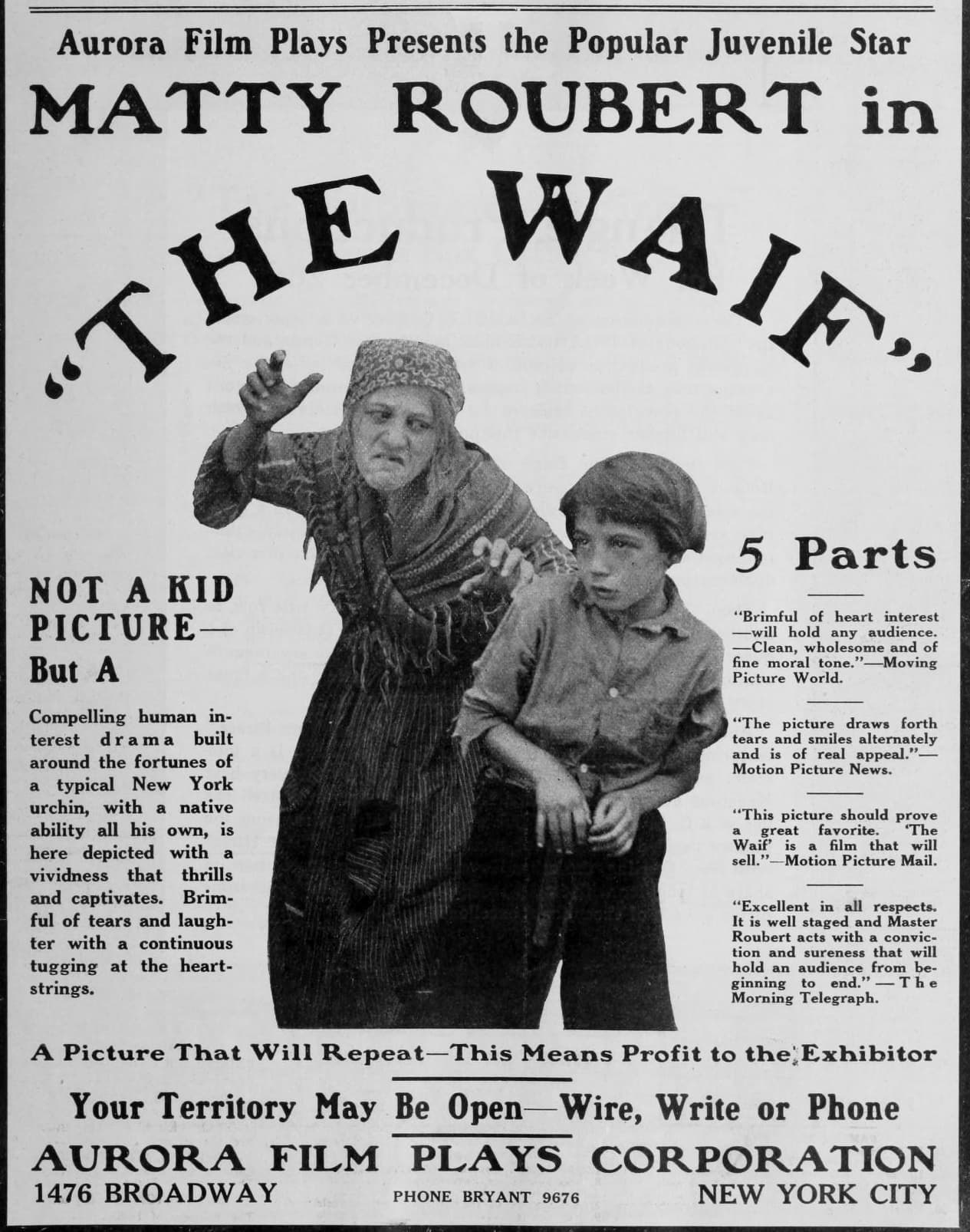 The Waif (1915) film backdrop