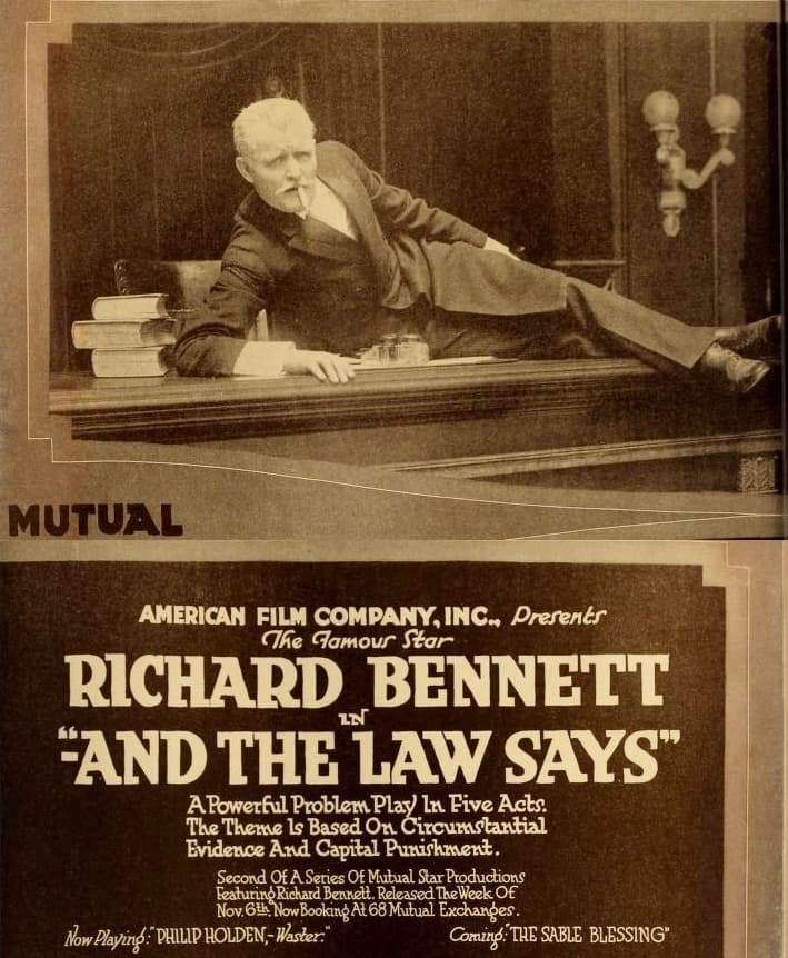 And the Law Says poster – Cult Cinema