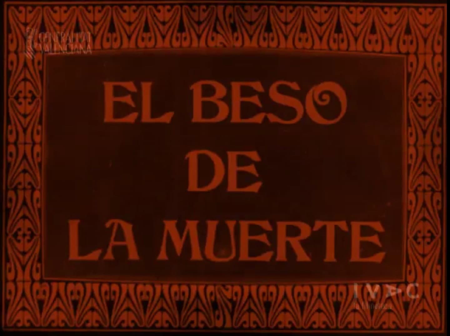 El beso de la muerte poster