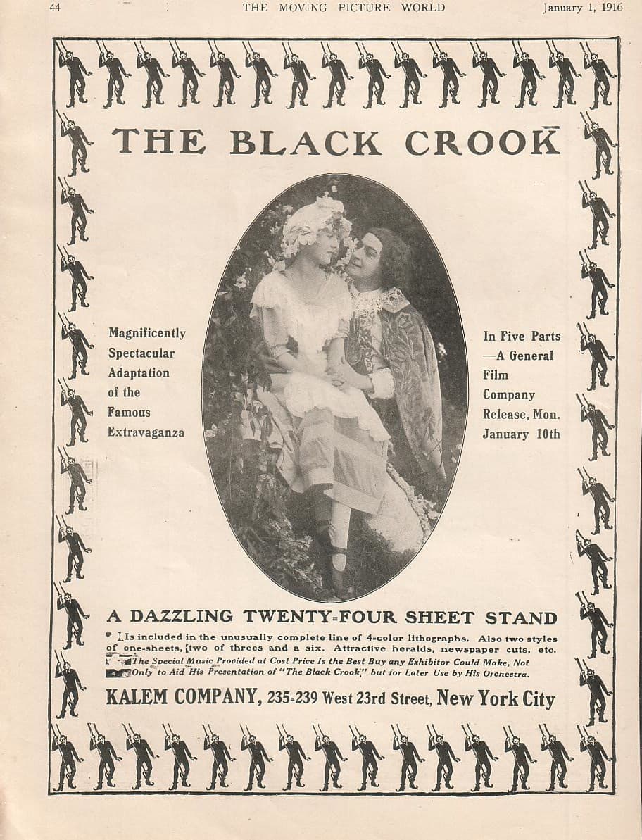 The Black Crook poster – Cult Cinema