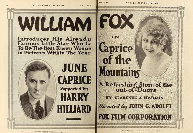 Caprice of the Mountains poster – Cult Cinema