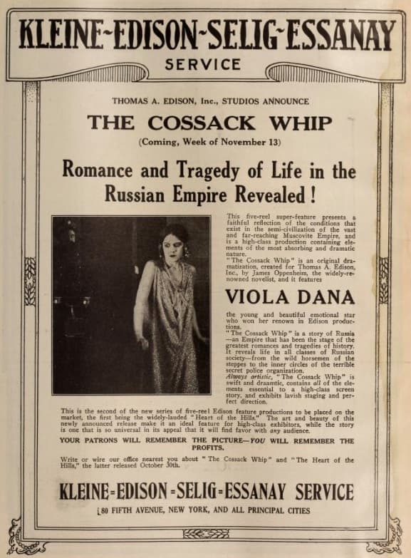 The Cossack Whip poster – Cult Cinema