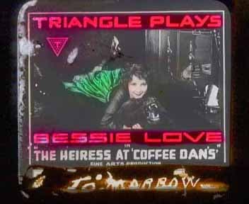 The Heiress at Coffee Dan's (1916) film backdrop