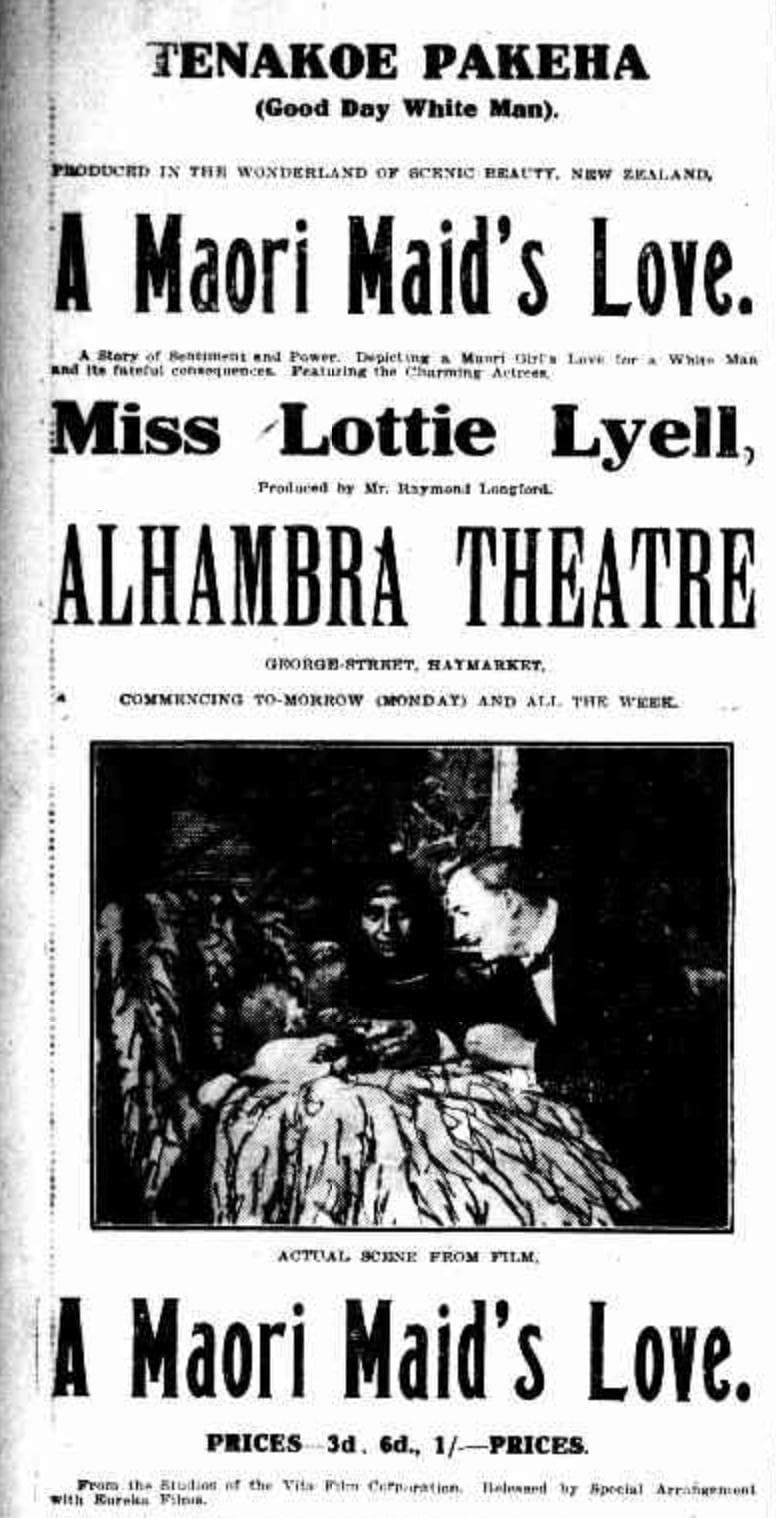 A Maori Maid's Love poster – Cult Cinema