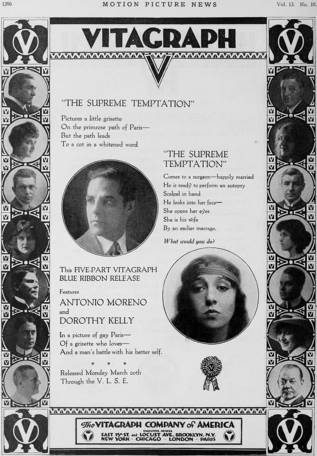 The Supreme Temptation poster – Cult Cinema