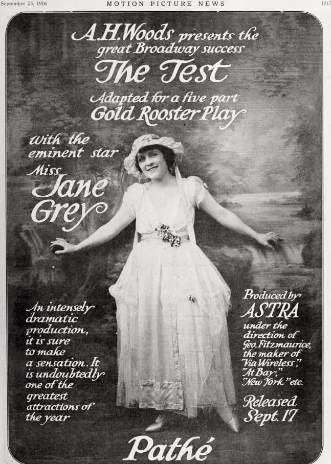 The Test (1916) film backdrop