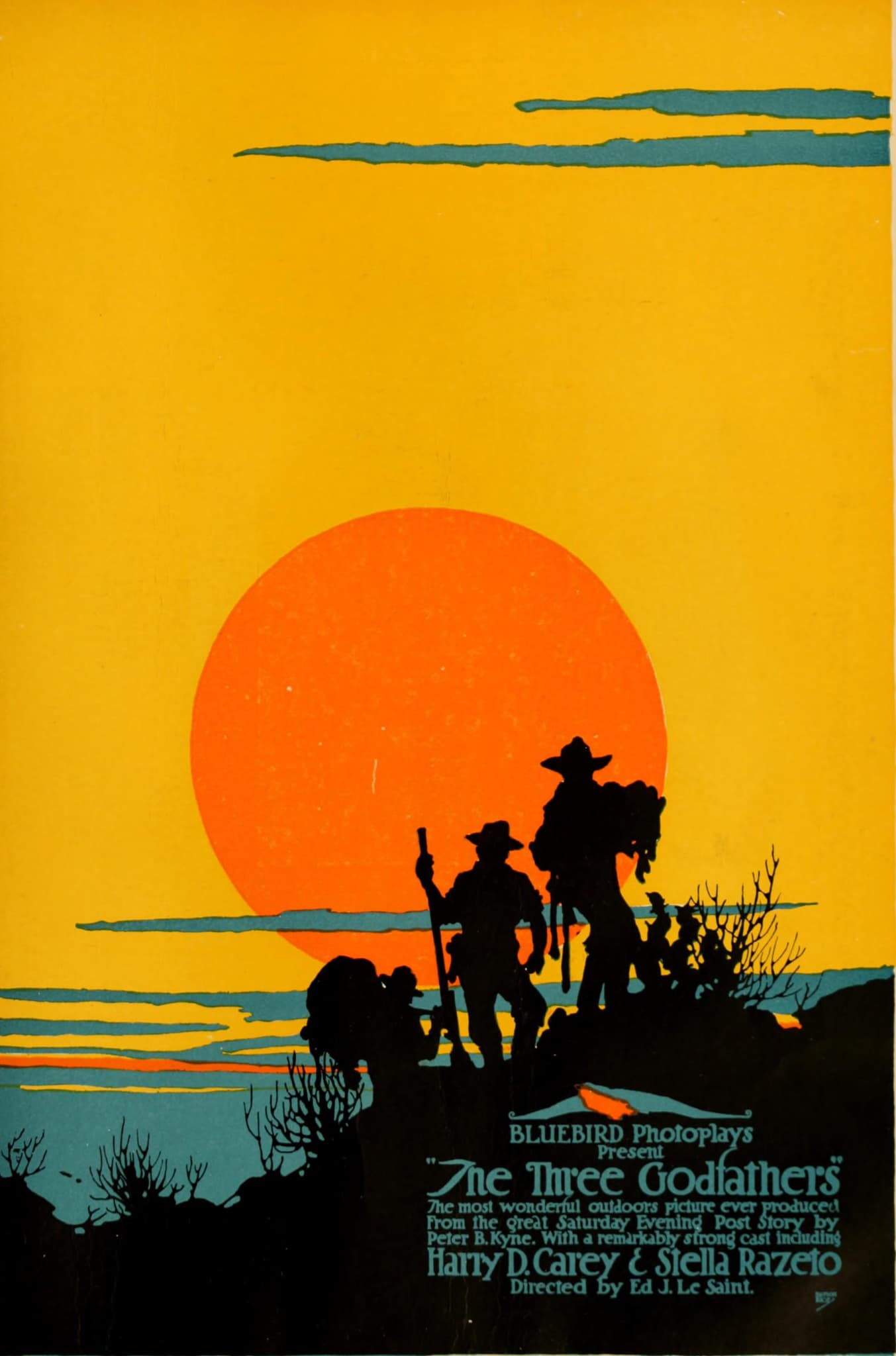 The Three Godfathers poster