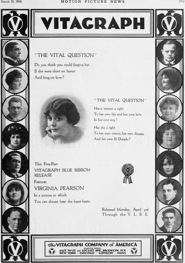 The Vital Question poster – Cult Cinema