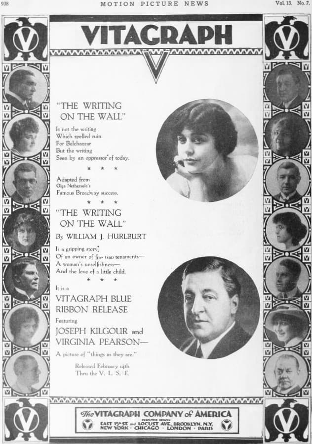 The Writing on the Wall poster – Cult Cinema