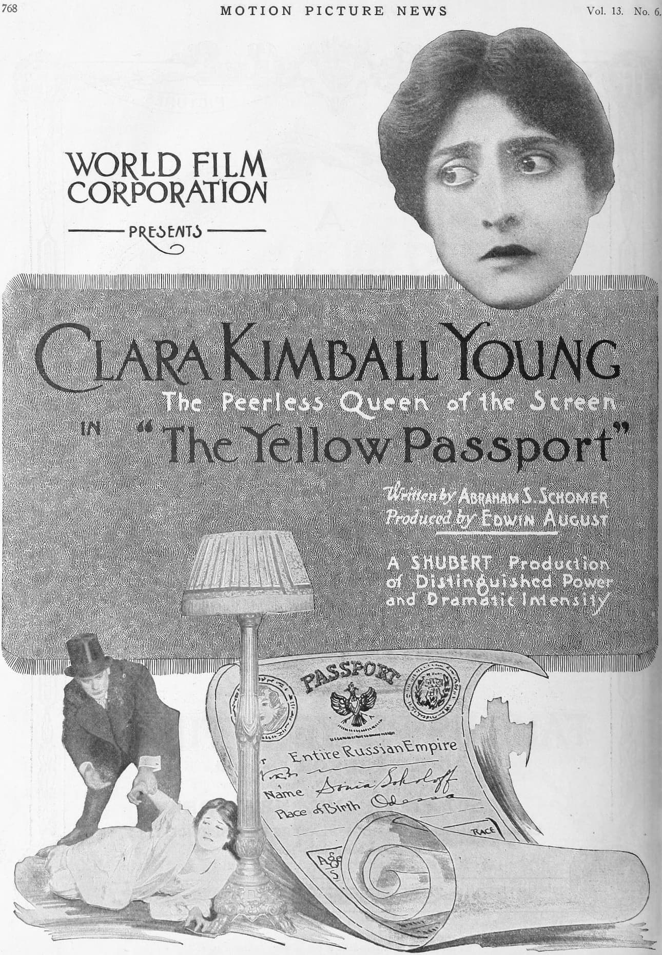 The Yellow Passport poster – Cult Cinema