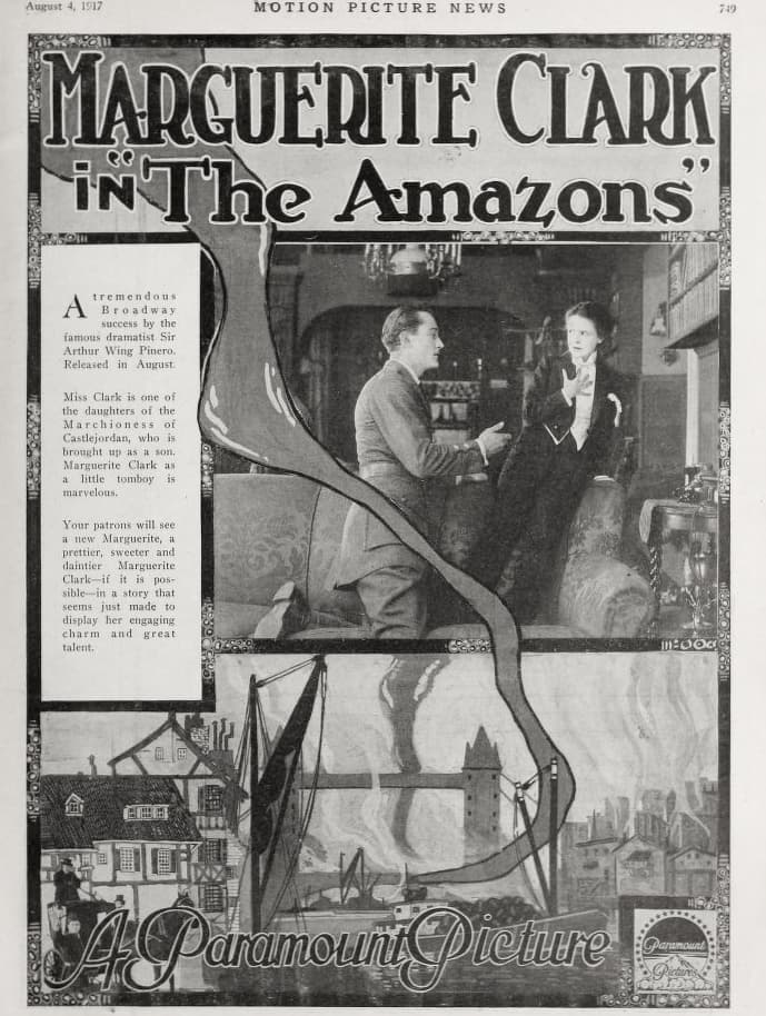 The Amazons (1917) film backdrop