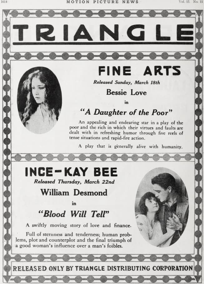 A Daughter of the Poor poster – Cult Cinema