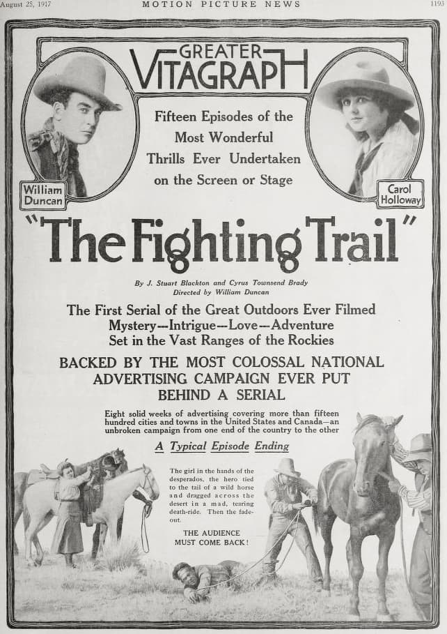 The Fighting Trail (1917) film backdrop