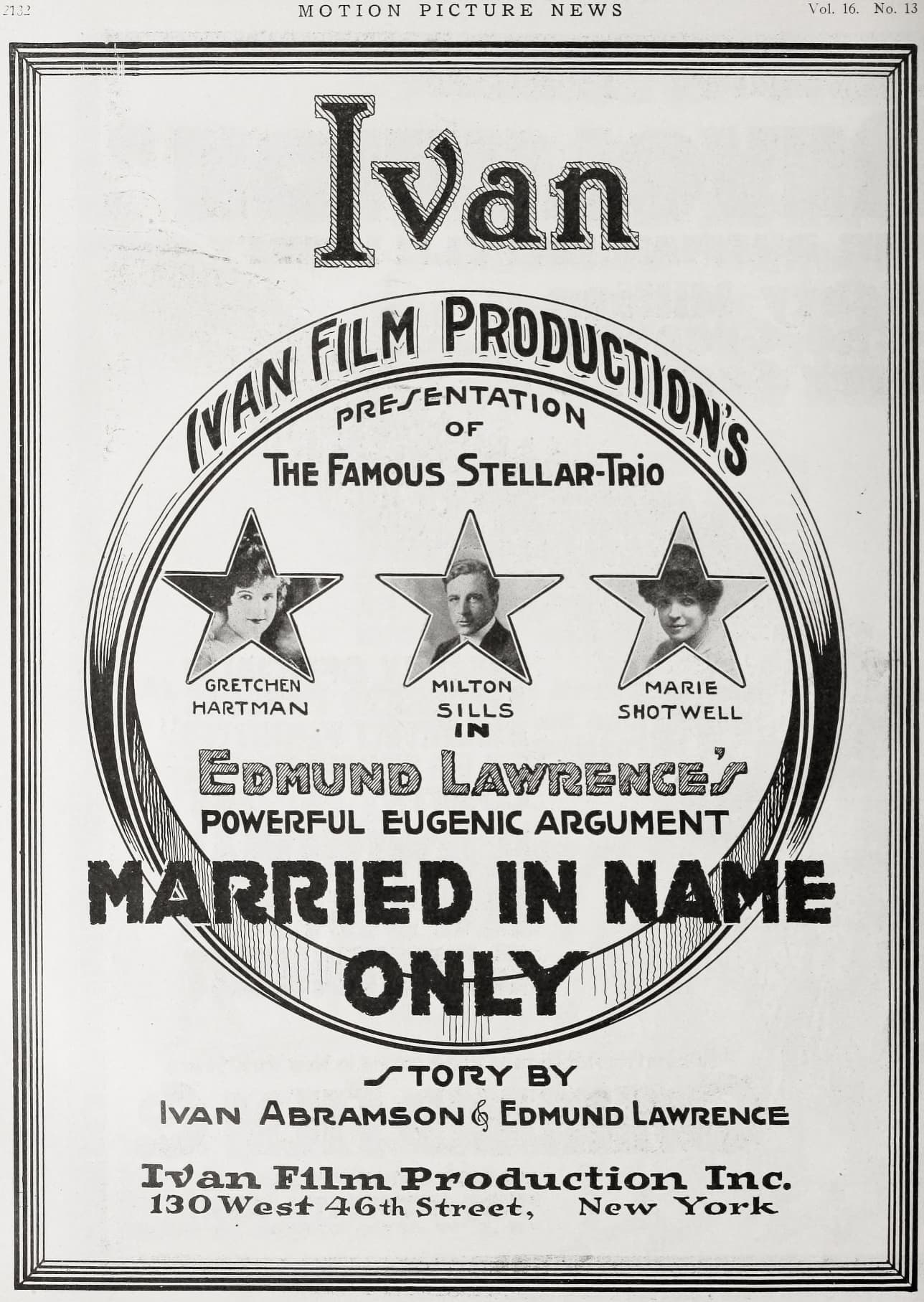 Married in Name Only poster