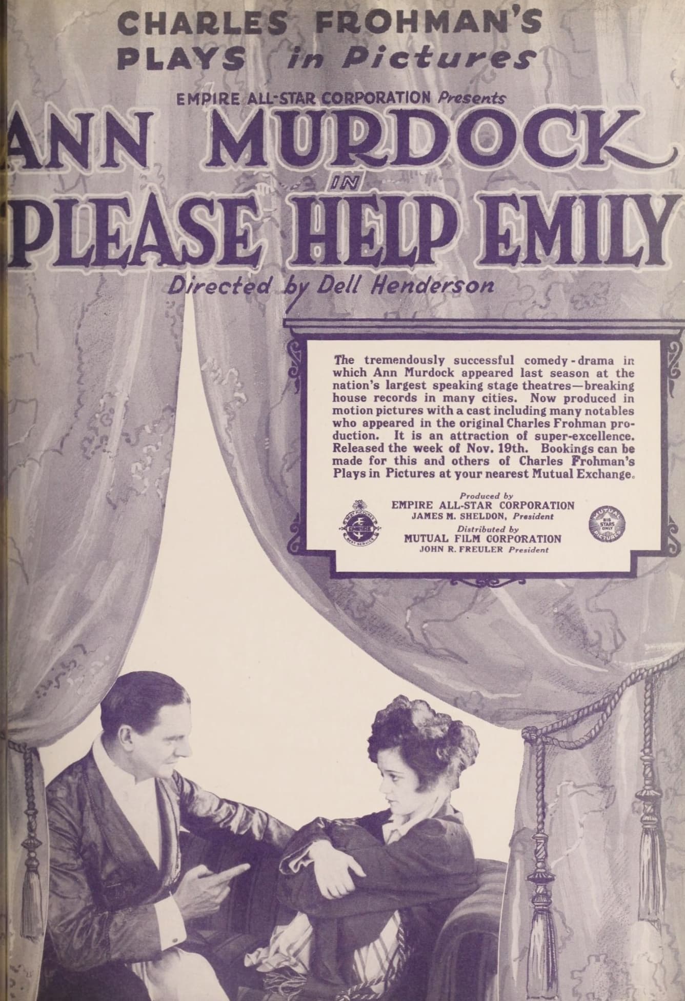 Please Help Emily poster – Cult Cinema