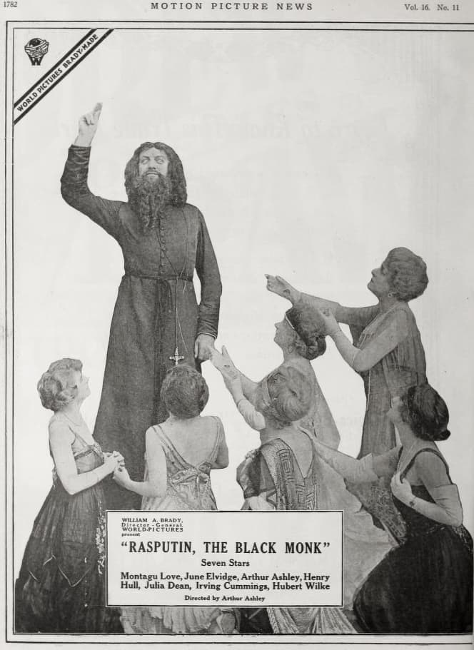 Rasputin, the Black Monk poster