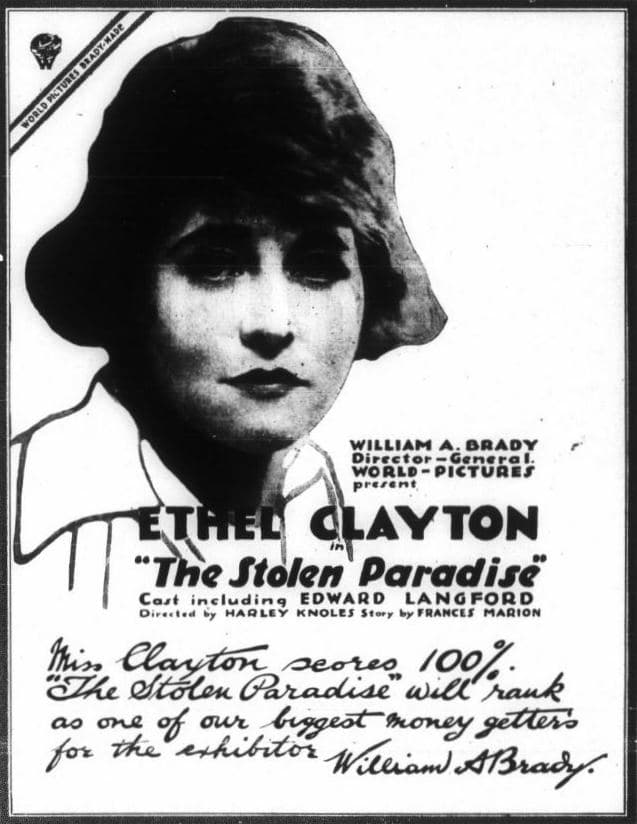 The Stolen Paradise (1917) film backdrop