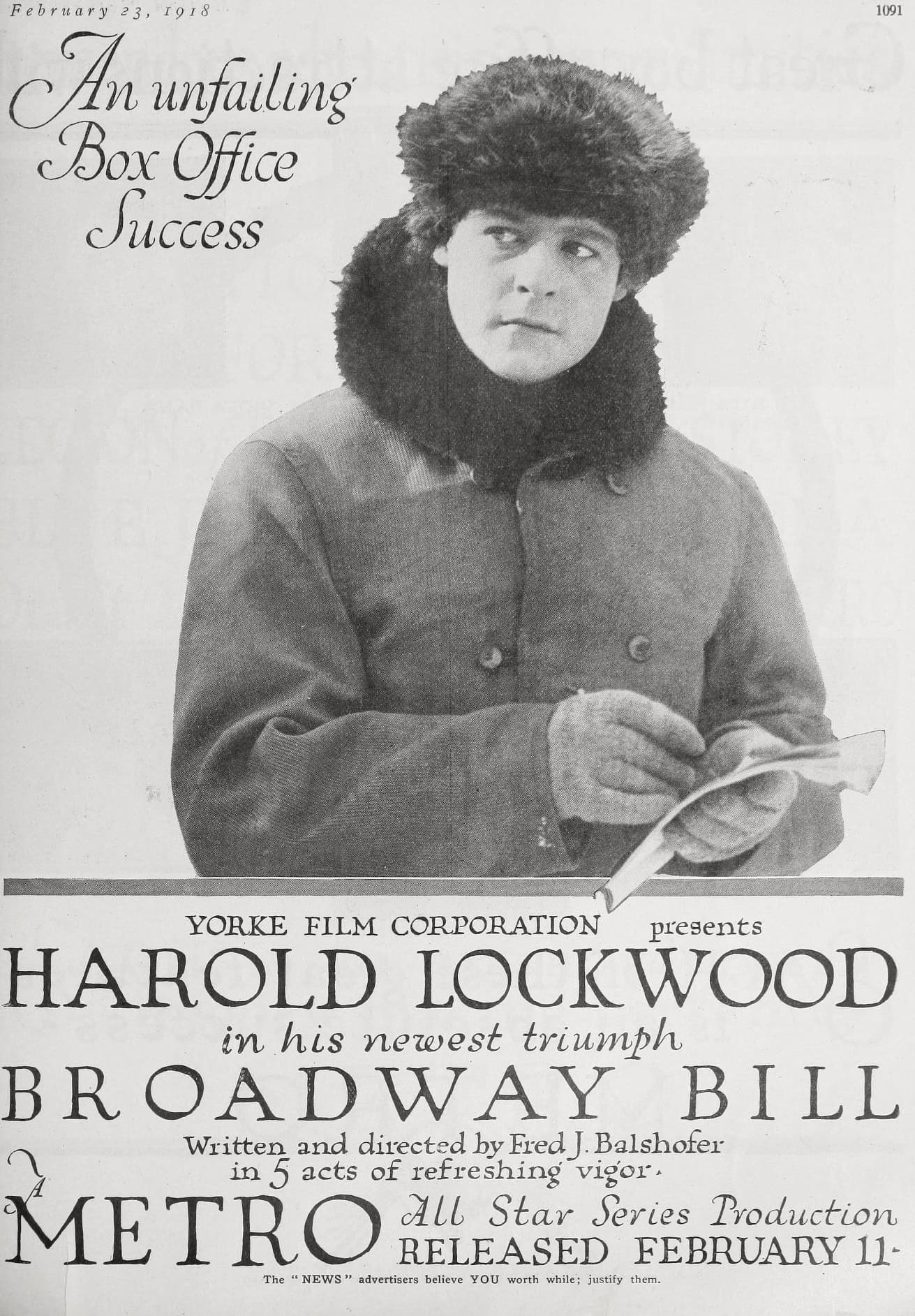 Broadway Bill poster
