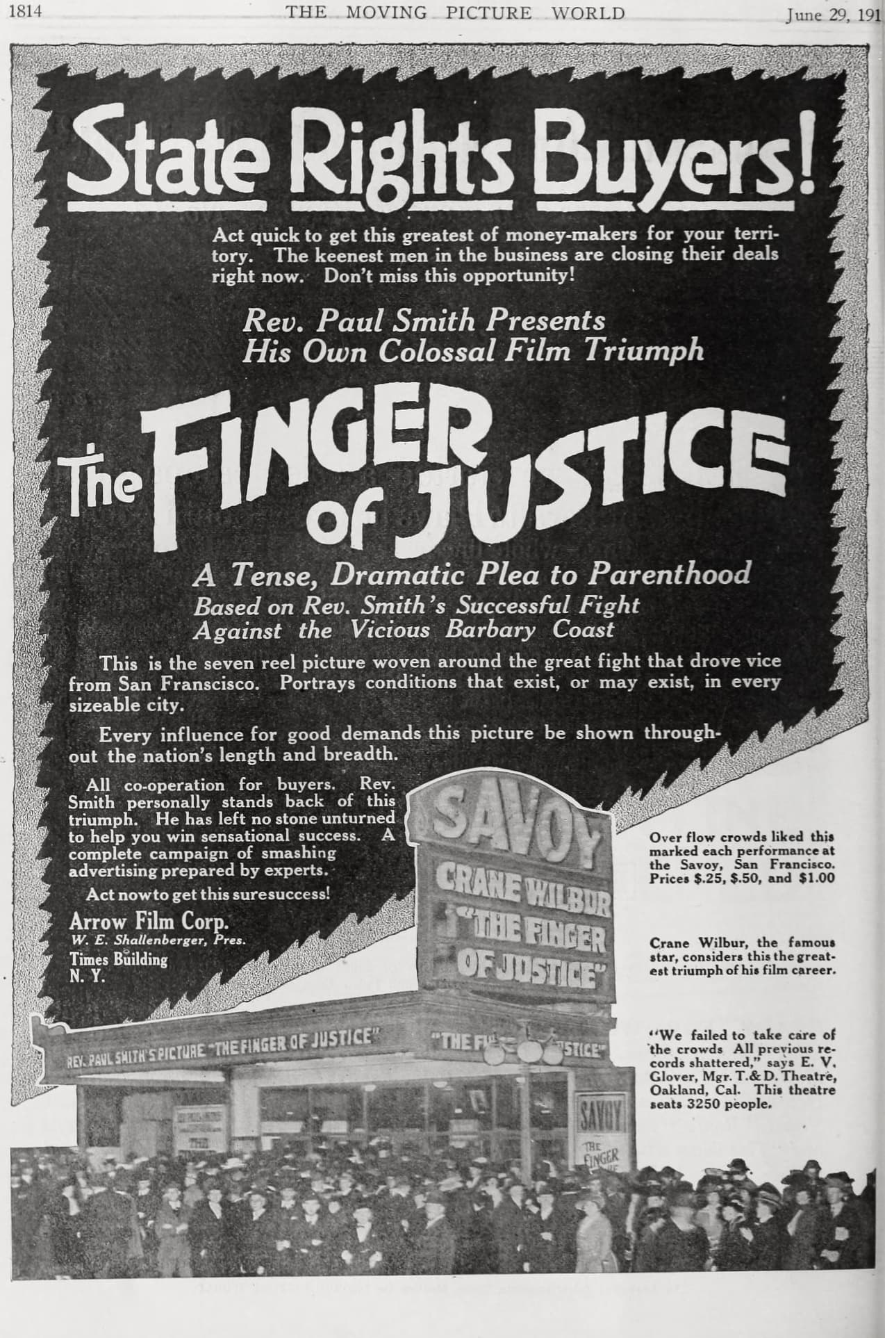 The Finger of Justice poster