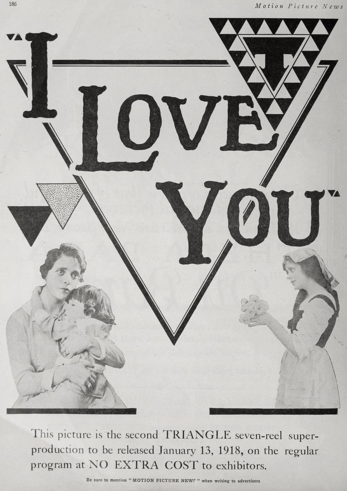 I Love You (1918) film backdrop