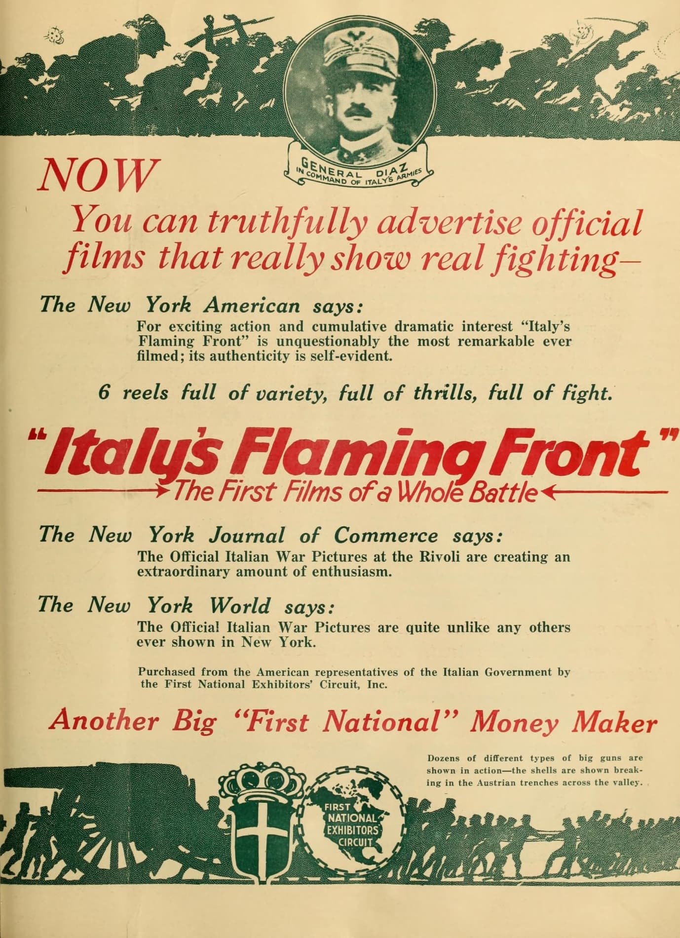 Italy's Flaming Front poster – Cult Cinema