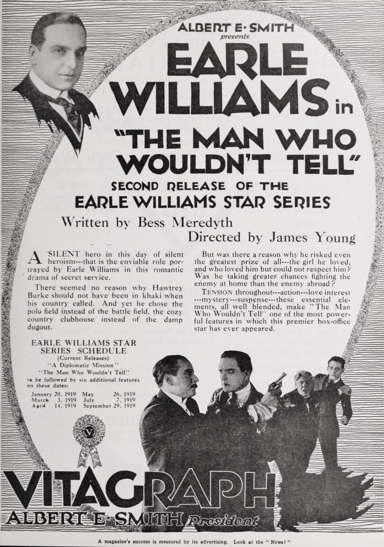 The Man Who Wouldn't Tell poster