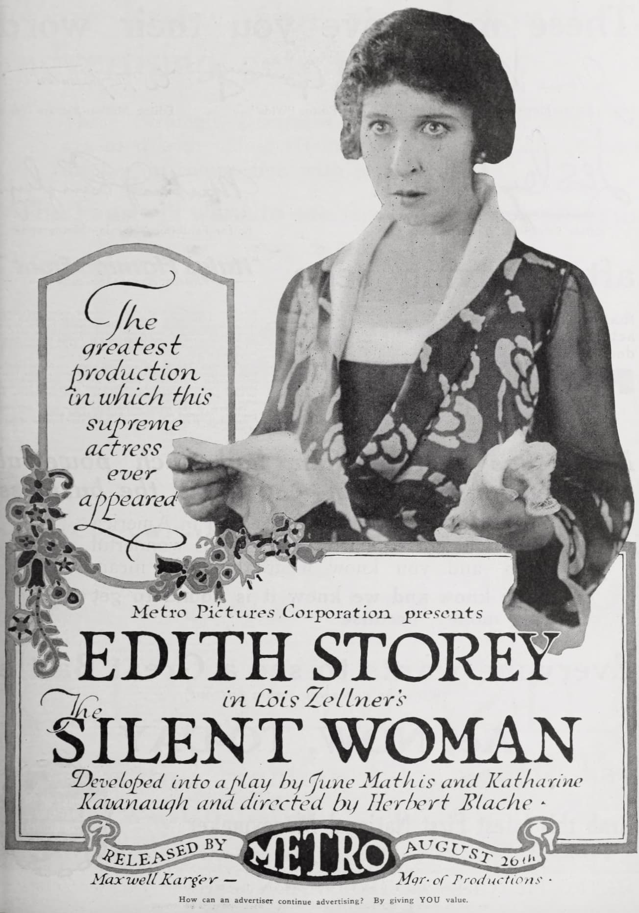 The Silent Woman poster