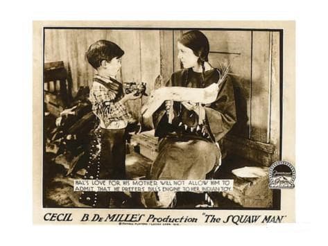 The Squaw Man poster