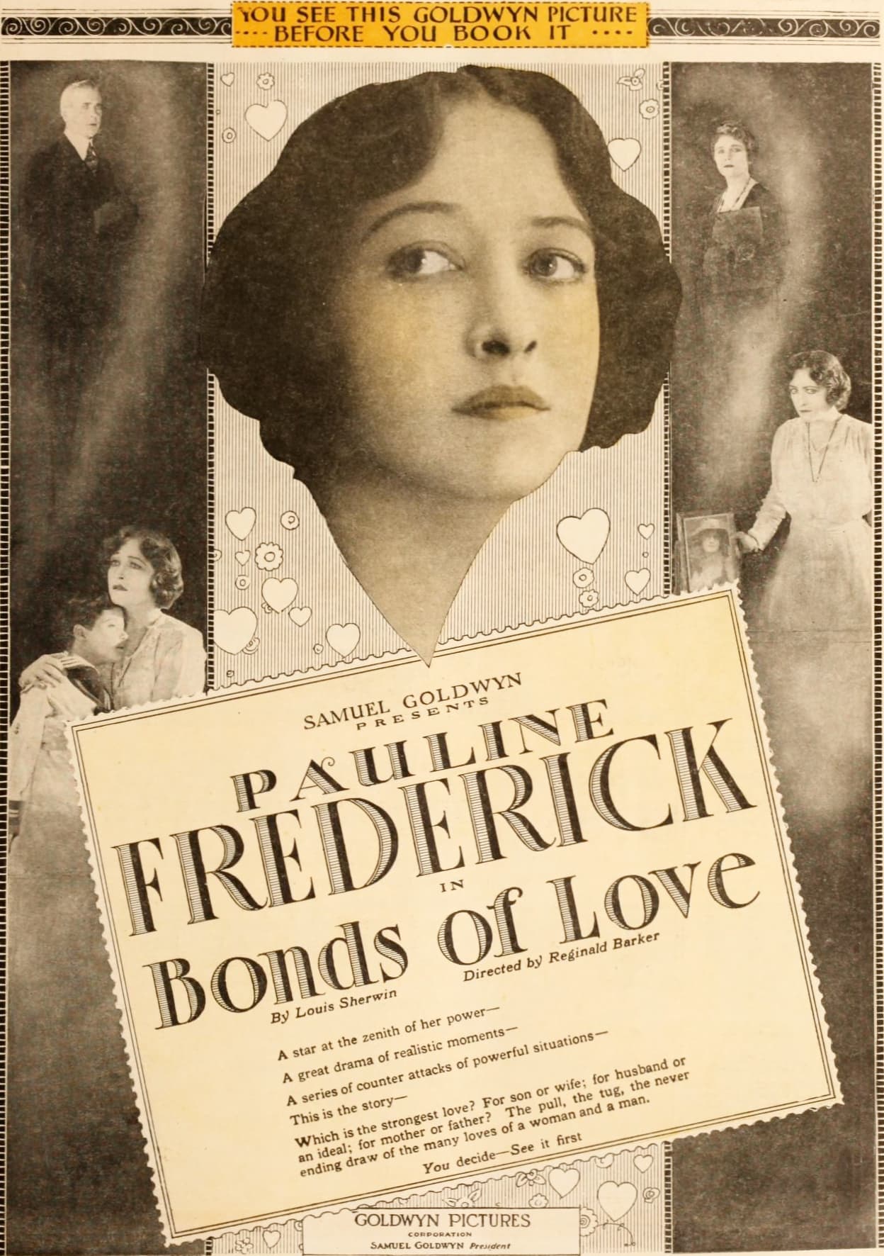 Bonds of Love (1919) film backdrop