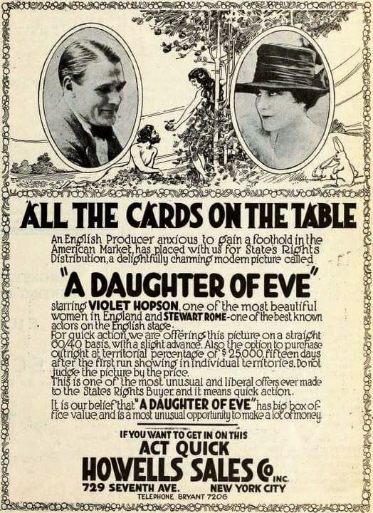 A Daughter of Eve poster – Cult Cinema