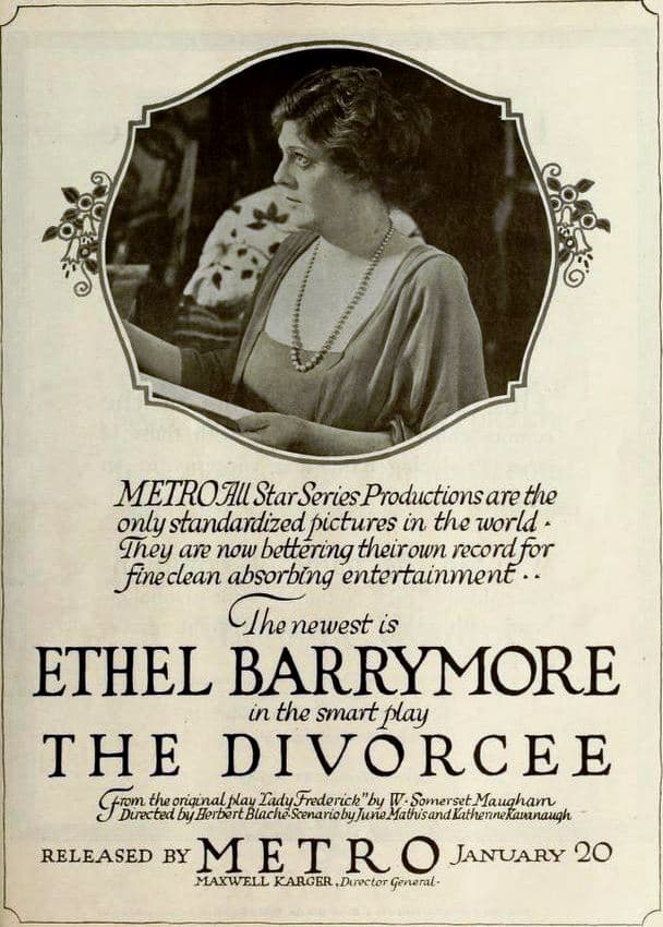 The Divorcee poster
