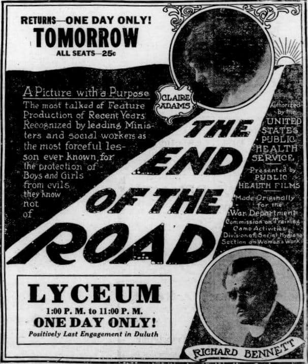 The End of the Road poster