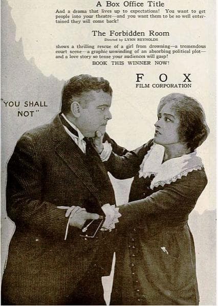 The Forbidden Room (1919) film backdrop