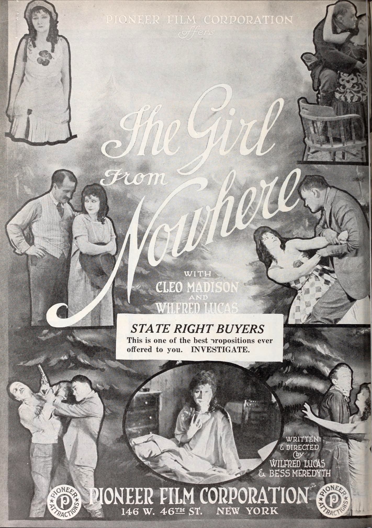 The Girl from Nowhere poster – Cult Cinema