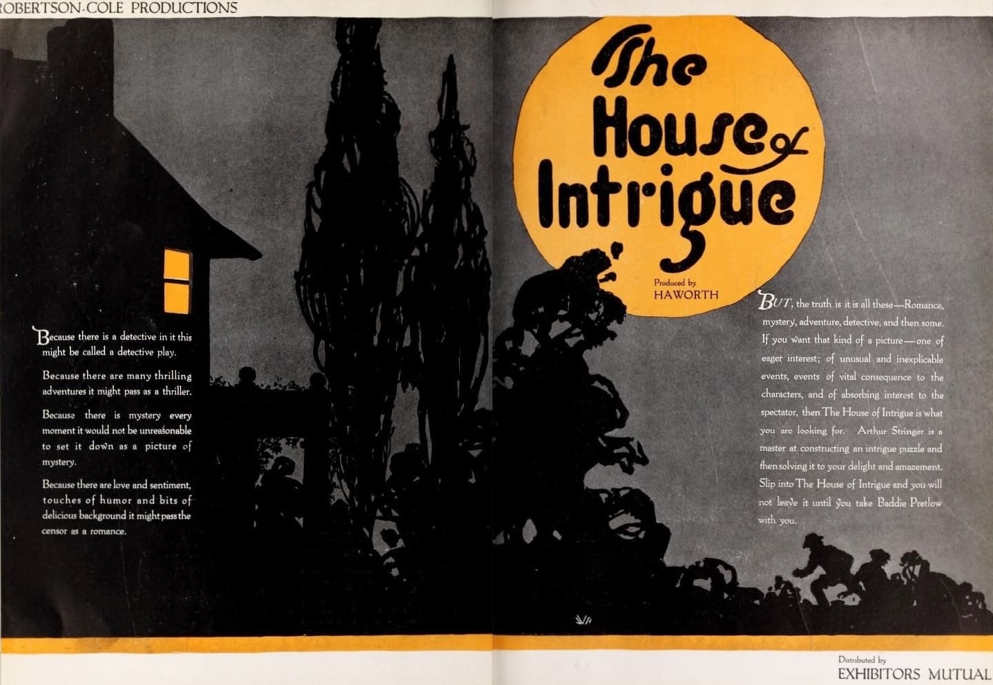 The House of Intrigue poster