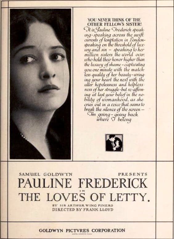 The Loves of Letty poster