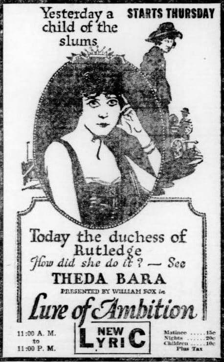 Lure of Ambition poster – Cult Cinema