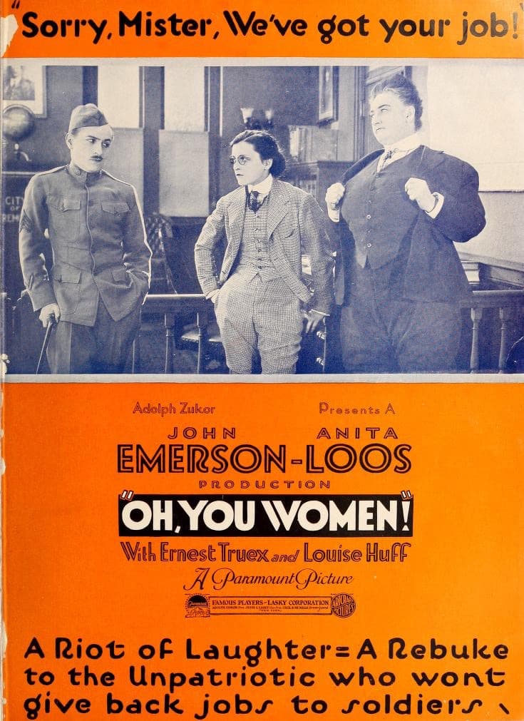 Oh, You Women! (1919) film backdrop